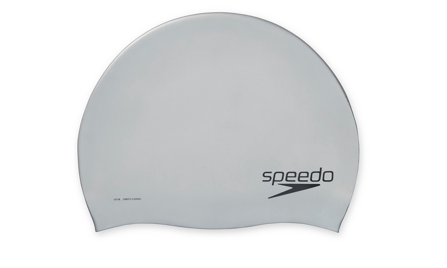Gorra de Silicona Unisex Aduto Speedo Plateado